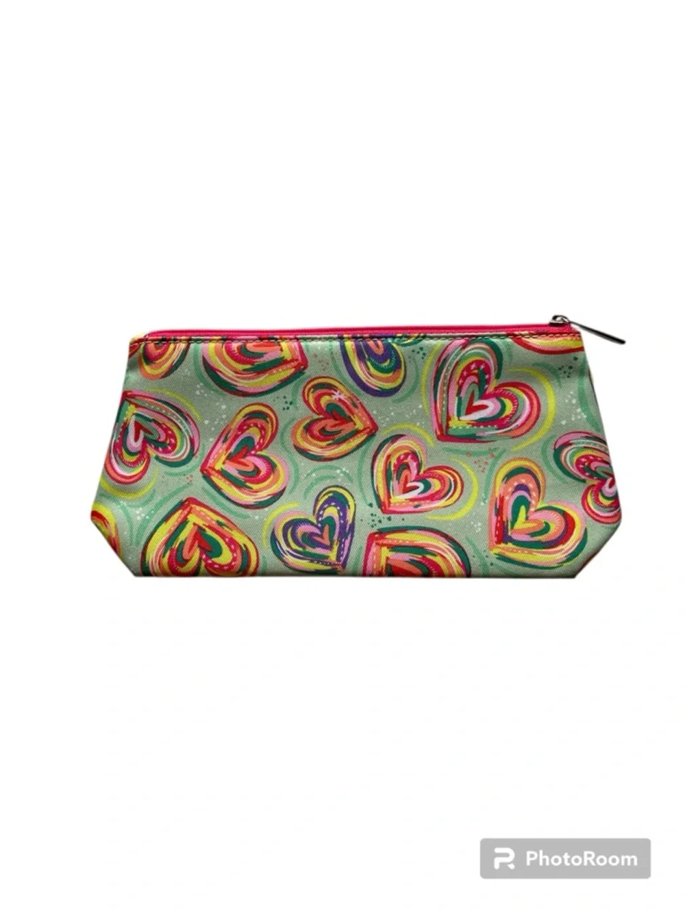Clinique Heart Print Cosmetic Pouch